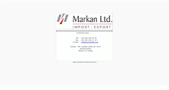 Desktop Screenshot of markanltd.com