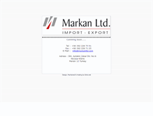 Tablet Screenshot of markanltd.com